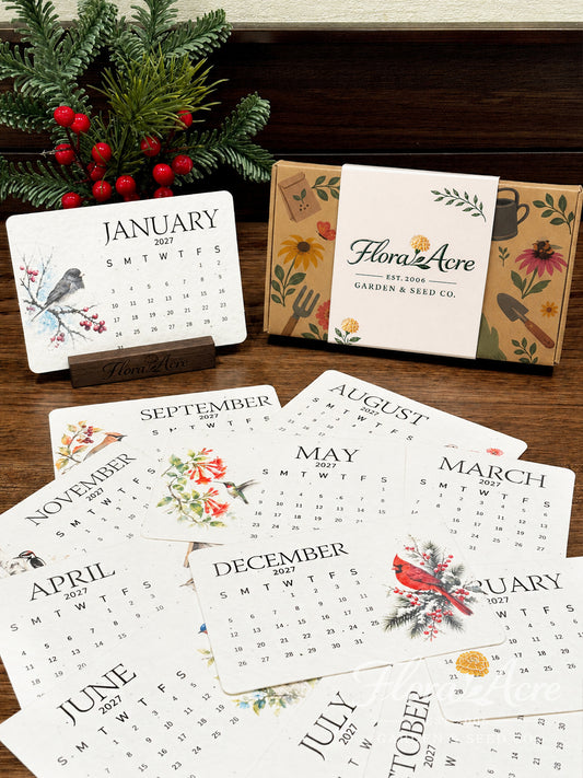 ✨Early Holiday Sale 45% OFF🌱Eco-Friendly Plantable Songbird Seed Calendar 2027