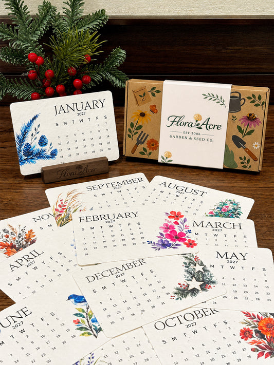✨Early Holiday Sale 45% OFF🌱Eco-Friendly Plantable Verdance Seed Calendar 2027