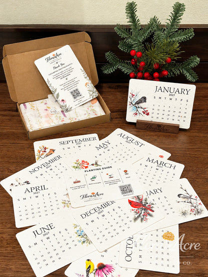 ✨Labor Day Pre-Sale 45% OFF🌱Eco-Friendly Plantable Songbird Seed Calendar 2027