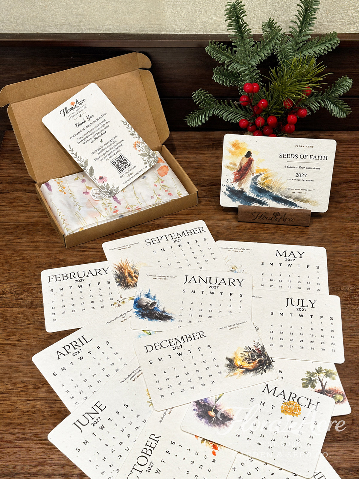 ✨Labor Day Pre-Sale 45% OFF🌱Eco-Friendly Plantable Faith Seed Calendar 2027