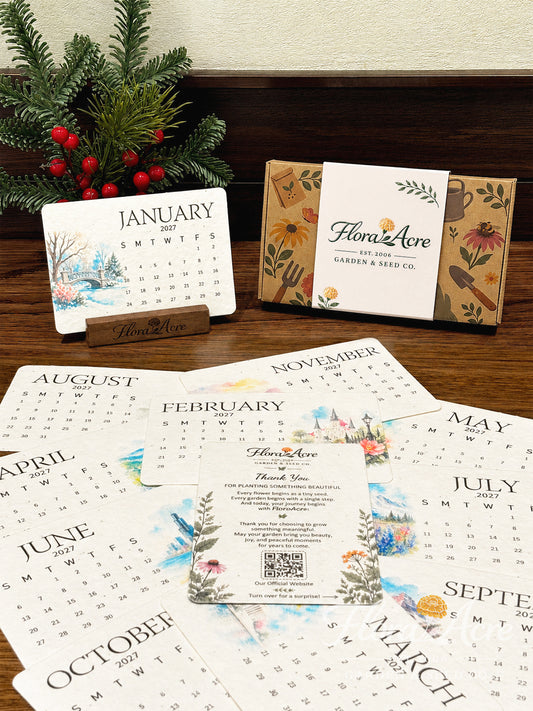 ✨Early Holiday Sale 45% OFF🌱Eco-Friendly Plantable Journey Seed Calendar 2027