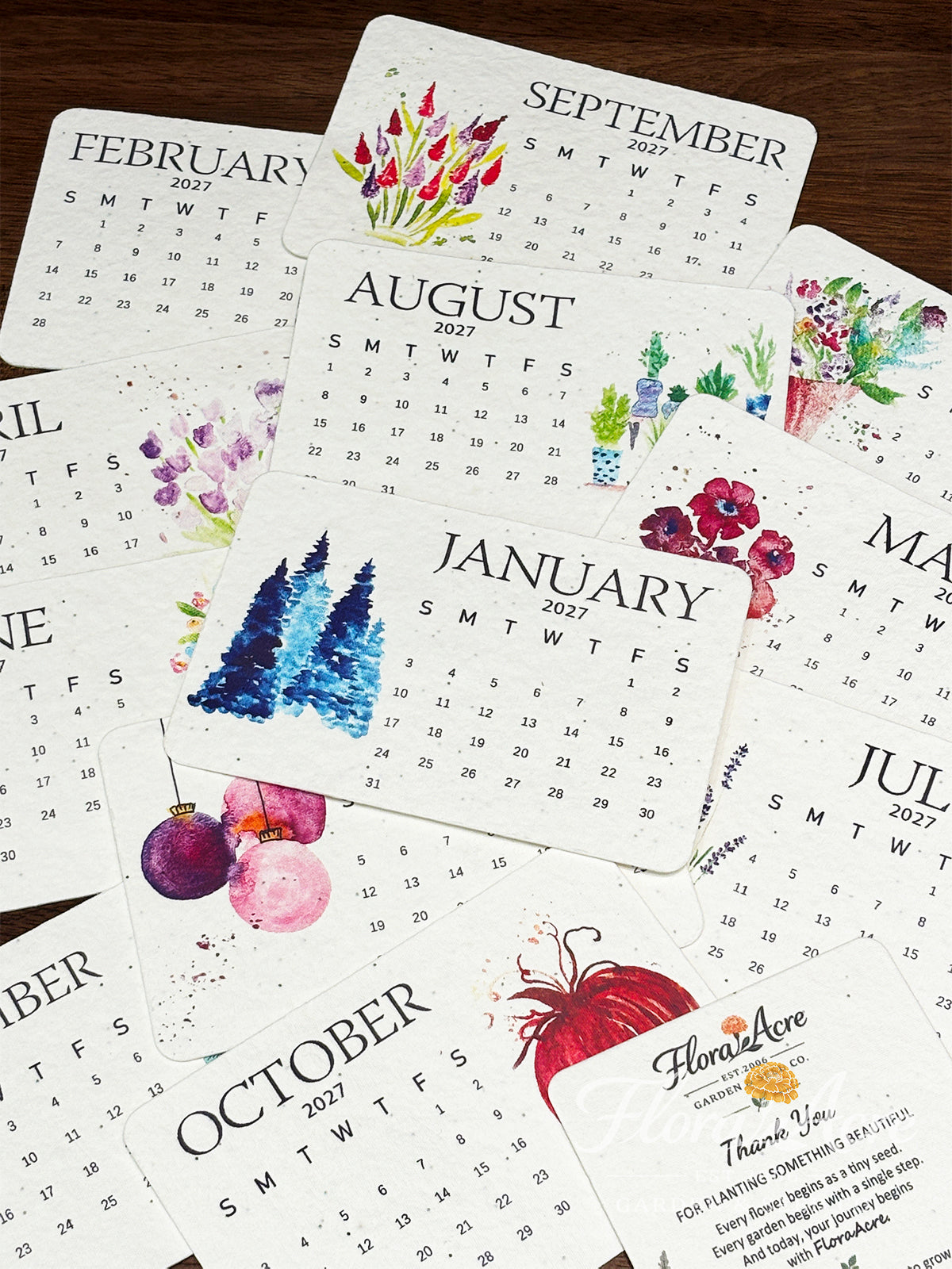 ✨Labor Day Pre-Sale 45% OFF🌱Eco-Friendly Plantable Timeless Seed Calendar 2027