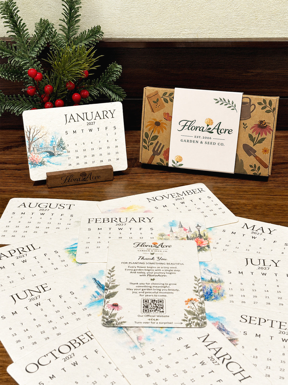 ✨Early Holiday Sale 45% OFF🌱Eco-Friendly Plantable Seed Calendar 2027