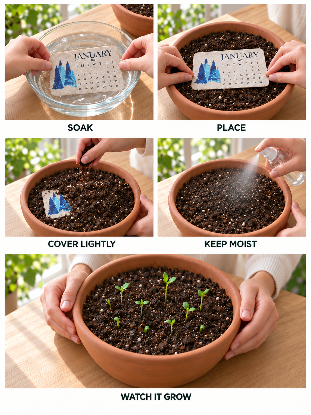 ✨Early Holiday Sale 45% OFF🌱Eco-Friendly Plantable Seed Calendar 2027