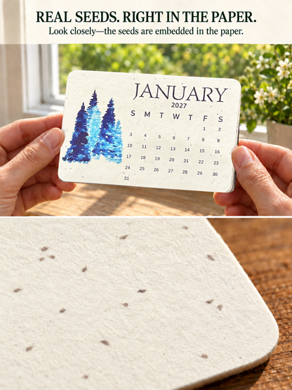 ✨Early Holiday Sale 45% OFF🌱Eco-Friendly Plantable Seed Calendar 2027