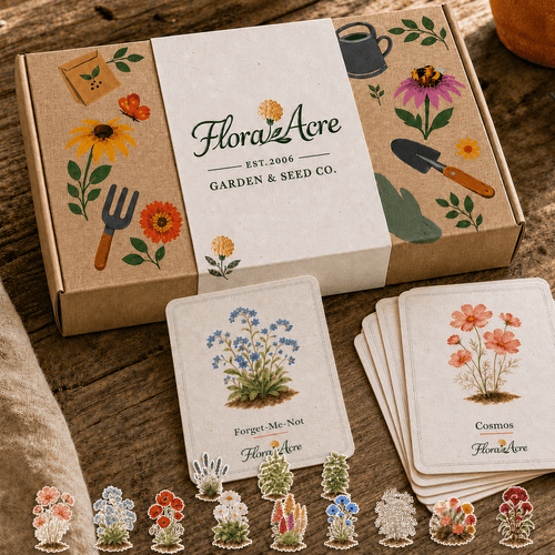 Flora Acre — 12 Plantable Seed Cards - Flora Acre