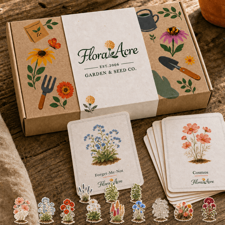 Flora Acre — 12 Plantable Seed Cards - Flora Acre