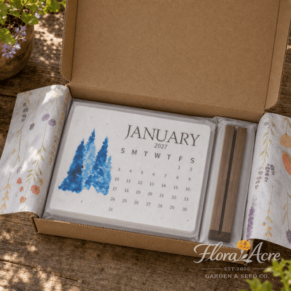Flora-Acre Plantable Seed Calendar 2027 - Flora Acre