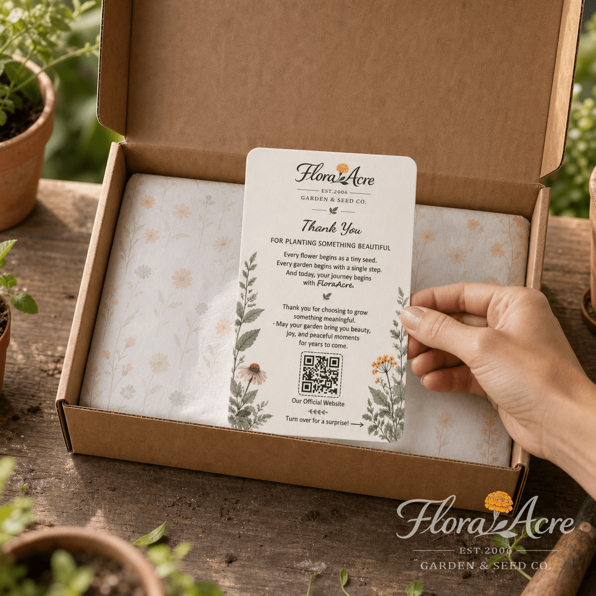 Flora-Acre Plantable Seed Calendar 2027 - Flora Acre