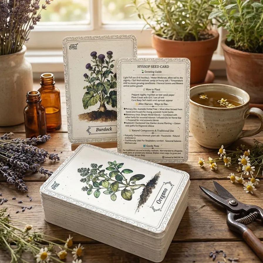 Plantable Herb Garden Seed Cards image 10